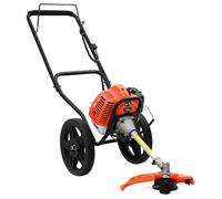vidaXL Débroussailleuse avec roues orange 52 cc 1,45 kW