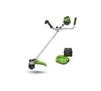 Débroussailleuse Brushless 40cm 60V GREENWORKS - Batterie 4.0 Ah - Chargeur - GD60BCBK4