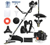 Débroussailleuse - Débroussailleuse thermique à dos 2 en 1- FLASIDU - 1E44F-E - 2temps 52CC -1.3kW/7000tr/min - puissant - Noir