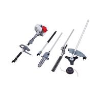 Débroussailleuse élagueuse thermique sur perche 4 en 1 - IKRA - IBKH 33 - Coupe 430/255mm - Guide 30cm