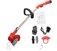 Débroussailleuse électrique sans fil 600 W - Batterie 12 V - Débroussailleuse électrique - Débroussailleuse légère avec chargeur et batterie Li-ion - Pour couper la pelouse, la pelouse