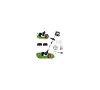 Débroussailleuse Electrique sans Fil,800W Coupe Bordure sans Fil avec 2 x 21V Batterie,18000tr/min,Poignée Télescopique,3 Types De Lames,Légère à Faible Bruit, pour Jardin,Pelouses Arbustes