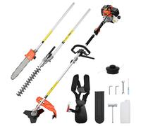 Débroussailleuse fonction 4-en-1 orange 52 cc 1,45 kW coupe-herbe vidaXL