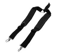 Débroussailleuse professionnelle avec double sangle d'épaule et crochet de transport Noir