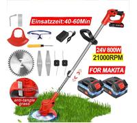 Débroussailleuse sans fil 24V - L'Essentiel - 2 batteries - Capot de protection - Léger 3.2 kg