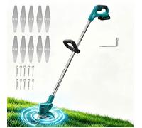 Débroussailleuse sans fil - Compatible Makita 18 V - Tête 90 ° Poignée pliable - Sans batterie pour pelouse et allées
