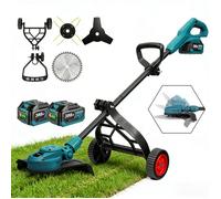 Débroussailleuse sans fil - YOFIDRA - 21V - Moteur brushless 600W - 3 lames interchangeables - 2×3000mAh