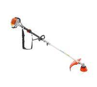 Débroussailleuse Thermique 25,4 cm³, Moteur 2 Temps, pour Jardin Pelouse | Longue Poignée, Coupe Précise, Jardin, Parc, Arrière Cour, Refroidissement Air, Réservoir 0,75 L