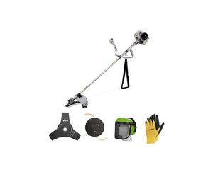 Débroussailleuse thermique 43Cm3 + Casque de sécurité anti-bruit + Gants de protection VITO