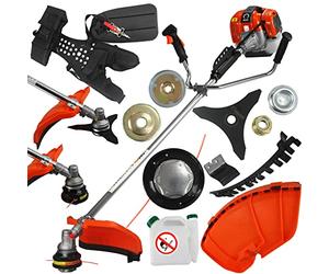 Débroussailleuse tondeuse 62cc DEMON® RQ 580 TURBO avec moteur à explosion moteur : 2 temps mélange de carburant : 25:1 tondeuse à gazon jardin