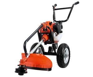 Débroussailleuse tondeuse à gazon à roues DEMON | Moteur 2 temps | Refroidissement par air | 1,9 ch | Vitesse de rotation Max 9500 tr/min | Plage de coupe de fil 42 cm