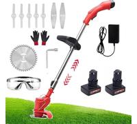 Débroussailleuse TT sans Fil, Débroussailleuse De Jardin 12v / 24v, Coupe-Herbe, Coupe-Bordure avec 3 Types De Lames, Débroussailleuse Télescopique sans Fil avec Batter, B.24v, 1 Battery