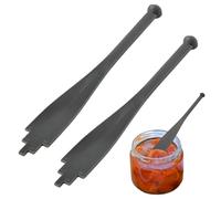 Débubleur Pour Mise En Conserve - Anti-Échaudure 2 Pièces Outils en Silicone,Mesureur de Bulles pour Conserve | pour Cuisine Cuisson Stockage Conservation Préparation alimentaire Repas Maison Mise en