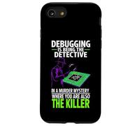 Debugging is Being The Detective Programmer Code Coque pour iPhone SE (2020) / 7/8