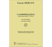 DEBUSSY C. - DAMOISELLE ELUE - CHANT ET PIANO