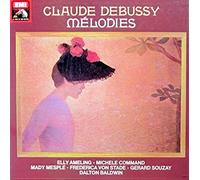 DEBUSSY, Claude: Melodies -- EMI PATHE MARCONI (1980)-Ameling, Command, Mesple, von Stade, Souzay, Baldwin-Vinyl LP-EMI 165 16371/4-DEBUSSY Achille Claude (Francia)-AMELING Elly (soprano); BALDWIN Dalton (pianoforte); MESPLE' Mady (soprano); SOUZAY Gerard (baritono); STADE Frederica von (mezzo-soprano)