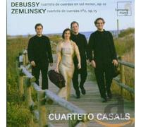 Debussy Claude - Debussy Sol menor, 10 Zemlinsky: Cuarteto de cuerdas No. 2, OP. 15 [Import]