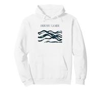 Debussy La Mer Minimaliste Wave Design Sweat à Capuche