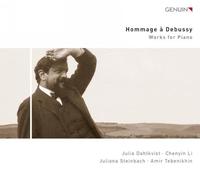 Debussy : l'Œuvre pour Piano Seul, Vol. 1-4. Steinbach, Tebenikhin, Li, Dahlkvist