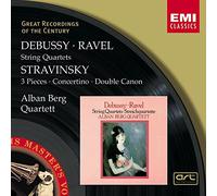 Debussy - Ravel : Quatuors à cordes / Stravinsky : 3 Pièces - Concertino - Double canon