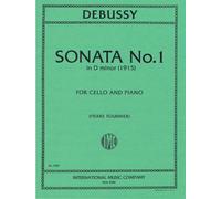 DEBUSSY Sonata No.1 for cello and piano in D minor (1915) (No.3387)