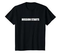 Début de la Mission T-Shirt, Enfant, Noir, 4 Ans