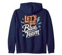 Début du Match Let's GO Blue Team : Field Day School Spirit Coach Sweat à Capuche