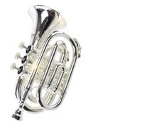 Débutant Trompette Instrument De Trompette Plaqué Or Et Nickel Pour Débutants(Silver-plated)