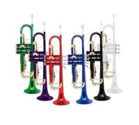 Débutant Trompette Trompette En Laiton Plaqué Or Clé De Si Pour Débutants Avec Pièces Et Accessoires