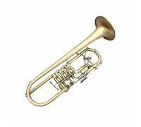 Débutant Trompette Trompette En Si Bémol Clé Plate En Laiton Instruments De Musique Professionnels Avec Étui En Cuir