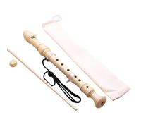 Débutants Flûte À Bec Flûte Triple Professionnelle À Huit Trous 8 ABS De Qualité Noire Débutant(8hole White)