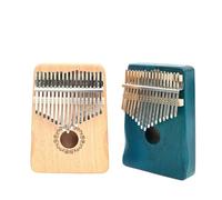 Débutants Kalimba Kalimba 17 Notes Instrument Pour Débutants Avec 21 Touches Portables(Peacock Blue)