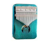 Débutants Kalimba Kalimba 21 Touches En Acajou Et Piano À Pouce 17 Portable Pour Débutants(Blue 21 key)