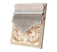 Débutants Kalimba Kalimba en érable sculpté à 21 touches pour débutant piano pouce portable marteau d'accordage mbira pour adulte
