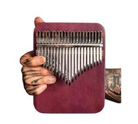 Débutants Kalimba Kalimba professionnel Purple Heart 17 touches 21 pour débutants piano à pouce en do majeur gamme chromatique(21 keys)