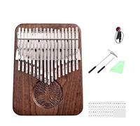 Débutants Kalimba Piano À Doigts Professionnel Kalimba 34 Touches 38 Pouces Chromatiques Et Diatoniques En Noyer Noir Avec Boîte(34 keys B)