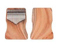 Débutants Kalimba Piano À Pouce 17 Touches En Bois De Camphre Touche C Avec Sac Portable Chaîne D'accompagnement Décoration Gland