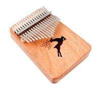 Débutants Kalimba Piano À Pouce En Bois 17 Touches Kalimba Durable Portable Et Adapté Aux Débutants(Beige)