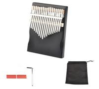 Débutants Kalimba Piano À Pouce En Bois Kalimba 17 Touches Avec Outils Daccordage Et Autocollants(Kalinba accessory)