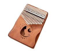 Débutants Kalimba Piano À Pouce Kalimba 17 Touches Avec Corps En Bois Et Livre Dapprentissage(4)