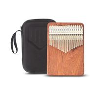 Débutants Kalimba Rimba Électro Acoustique À 17 Tons Piano Pouces Instrument De Musique Professionnel Touche Unique(17-key Sapele acoustic version)