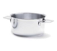De Buyer - Casserole en inox MILADY TWISTY amovible - Diamètre 24 cm -, Argent
