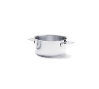 De Buyer - Casserole en inox MILADY TWISTY amovible - Diamètre 28 cm -, Argenté