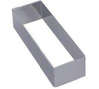 DE BUYER -3942.16 -cercle rectangle 16x3.2cm ht 2.5cm, Argenté