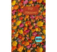 Dec 2025-2026 Weekly & Monthly Planner for Women, Floral Personal Organizer with Calendar, Notes, Contacts, Monthly Summaries, Goals & Progress Tracker, Perfect for School, Office & Home Use, Compact