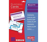 DECAdry DPW-322 - cartes de visite (85 mm, 54 mm, 50 feuilles, 500 pièce(s))
