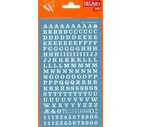 Apli DDB4F - Lettres et chiffres transfert blancs -6 mm - 214 caractères
