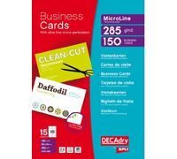 agipa Cartes de visite MicroLine, 85 x 54 mm, 285 g/m2 G