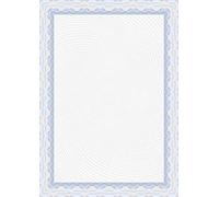 Decadry OSD4040 25F Papier pour Diplôme/Certificat Spirale Bleu A4