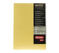 Decadry PMA 4070 Pack 50 A4 or métallisé 130g